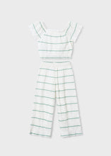 Load image into Gallery viewer, Sage Stripe Pants &amp; Top Set
