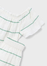 Load image into Gallery viewer, Sage Stripe Pants &amp; Top Set

