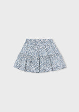 Load image into Gallery viewer, Blue Leafy Printed Skirt
