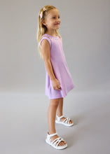 Load image into Gallery viewer, Lilac Cutout Strap Dress
