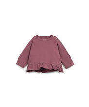 Load image into Gallery viewer, Dusty Plum Peplum Long Sleeve
