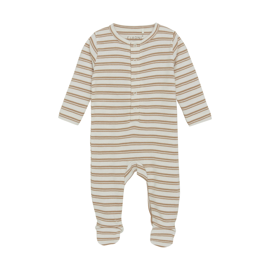 Butterscotch Stripe Cozy Footie