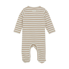 Load image into Gallery viewer, Butterscotch Stripe Cozy Footie
