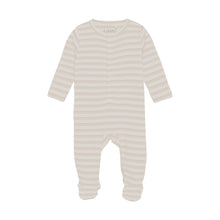 Load image into Gallery viewer, Pink Stripe Cozy Footie
