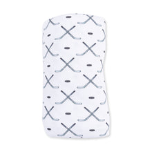 Load image into Gallery viewer, Simple Hockey Swaddle Blanket
