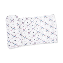 Load image into Gallery viewer, Simple Hockey Pink Swaddle Blanket
