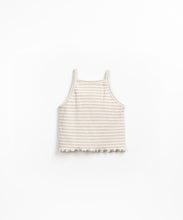 Load image into Gallery viewer, Tan Striped Rib Tank
