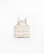 Load image into Gallery viewer, Tan Striped Rib Tank
