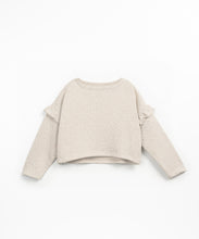 Load image into Gallery viewer, Oat Pointelle Jersey Sweater
