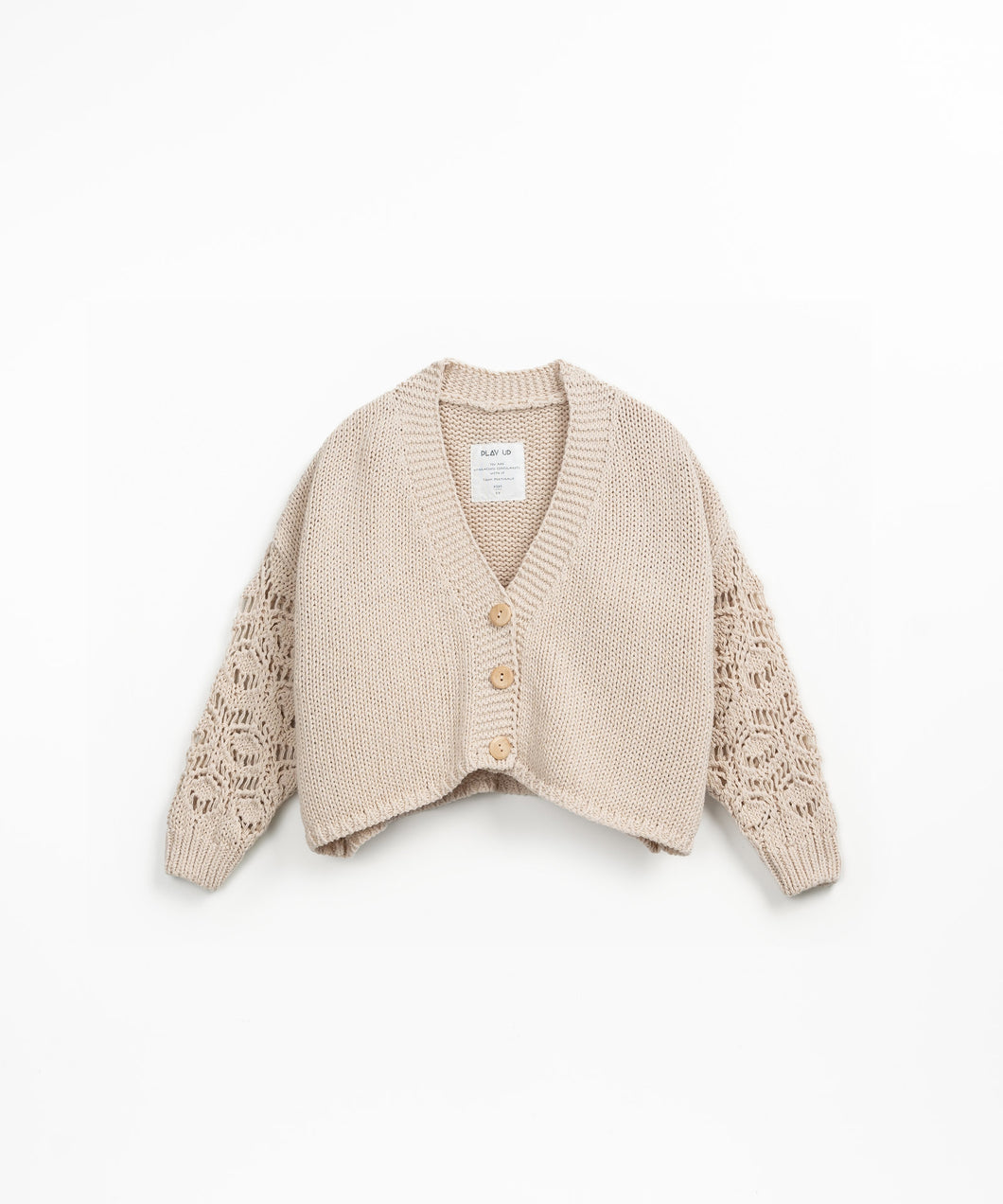 Taupe Knitted Cardigan