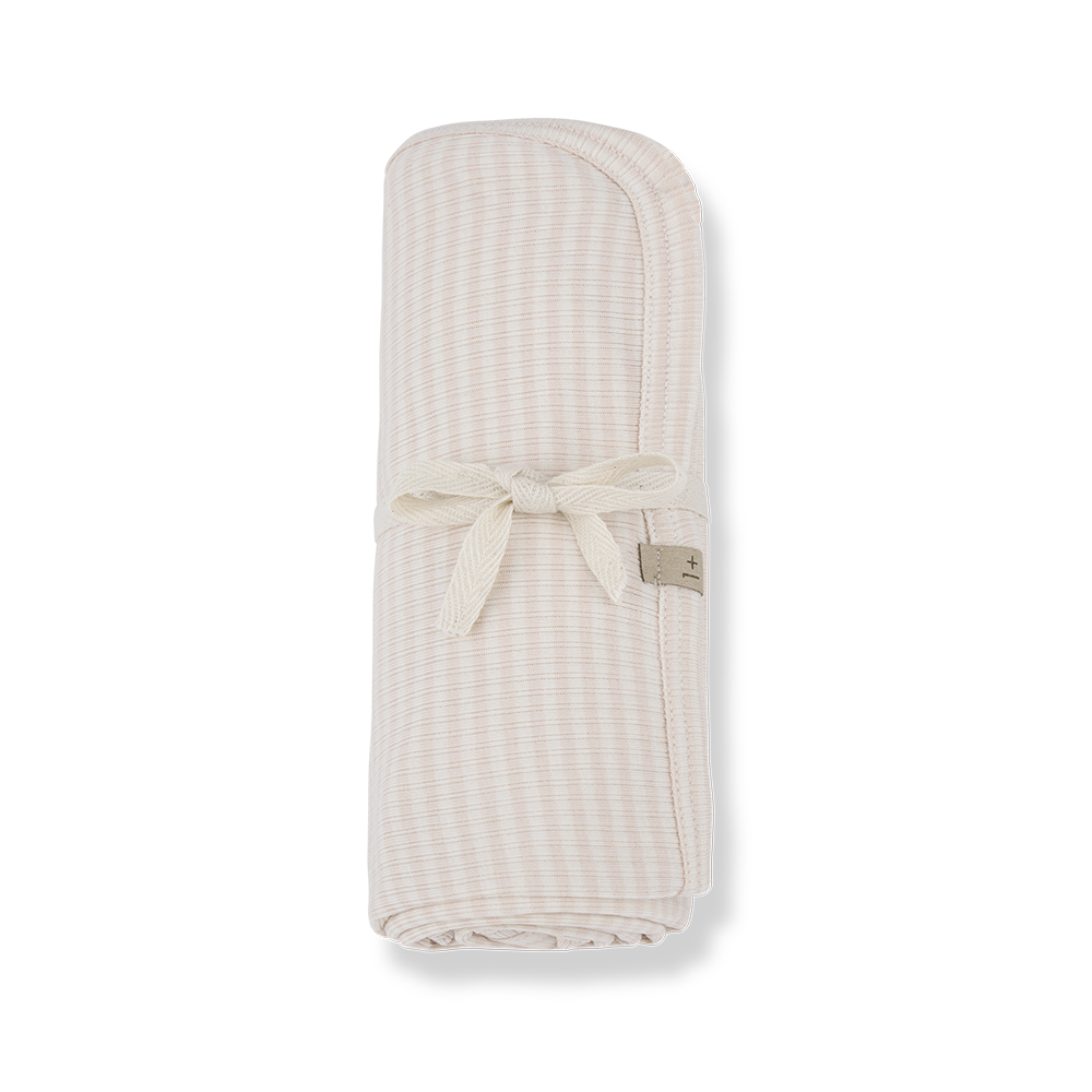 BETTA Pale Pink Stripe Blanket