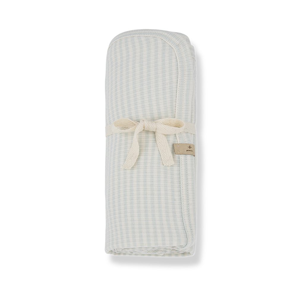 BETTA Pale Mint Stripe Blanket