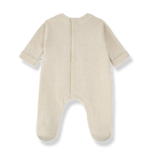 Load image into Gallery viewer, CARDENAC Ecru Ruffle Footie
