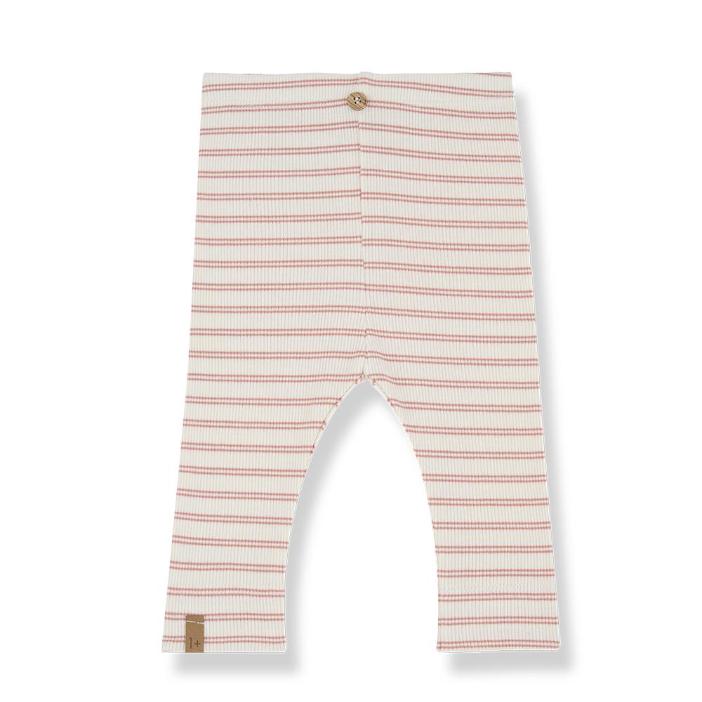 CORA Coral Stripe Leggings