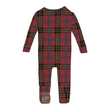 Load image into Gallery viewer, Winter Lodge Plaid Convertible Footie
