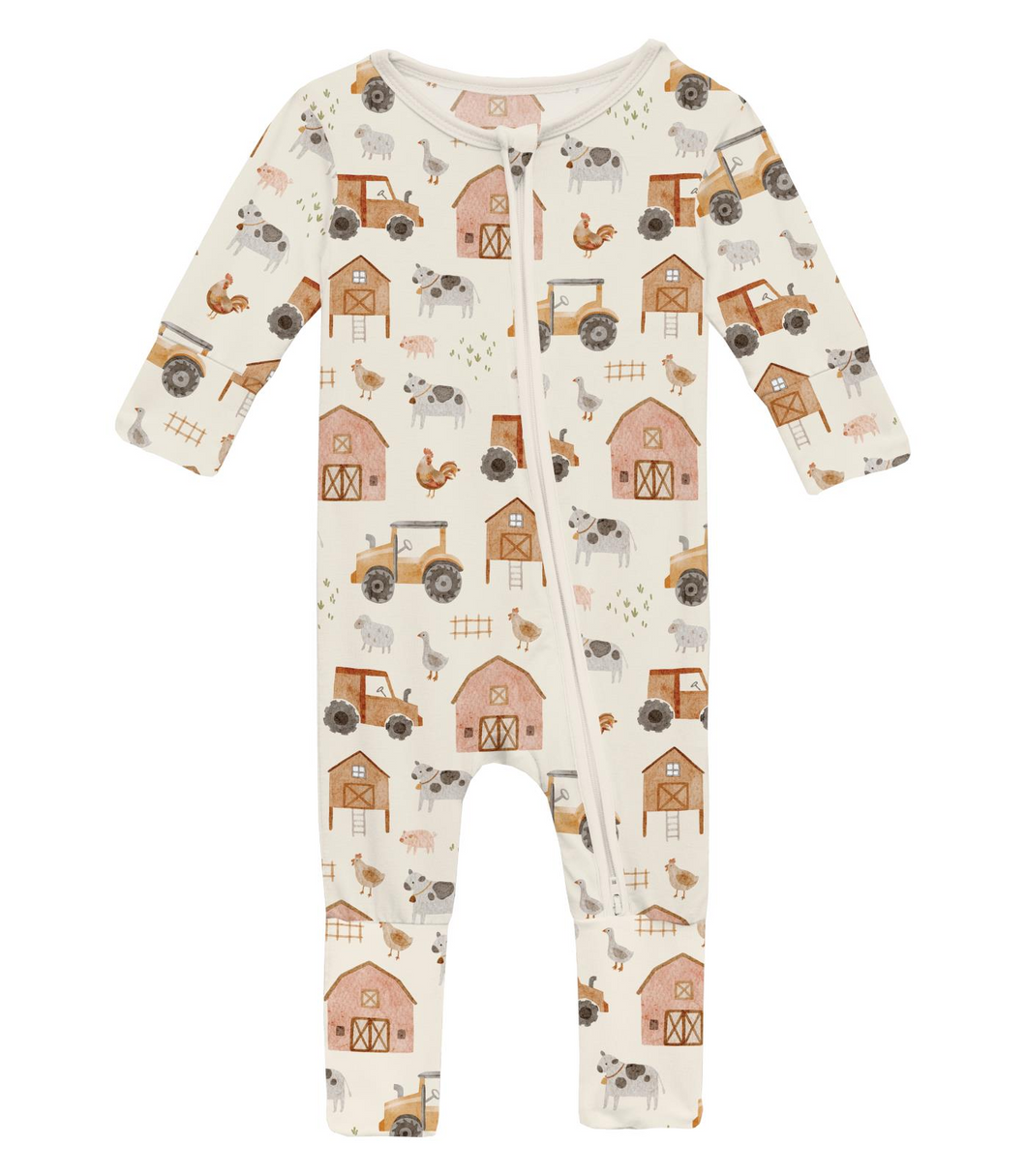Natural Farm Life Convertible Footie