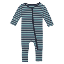 Load image into Gallery viewer, Moonlight Bay Stripe Convertible Footie
