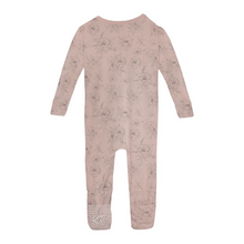 Load image into Gallery viewer, Baby Rose Pencil Floral Convertible Footie
