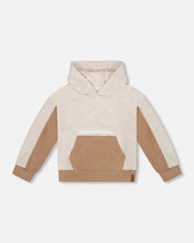 Load image into Gallery viewer, Woodsmoke Color Block French Terry Hoodie
