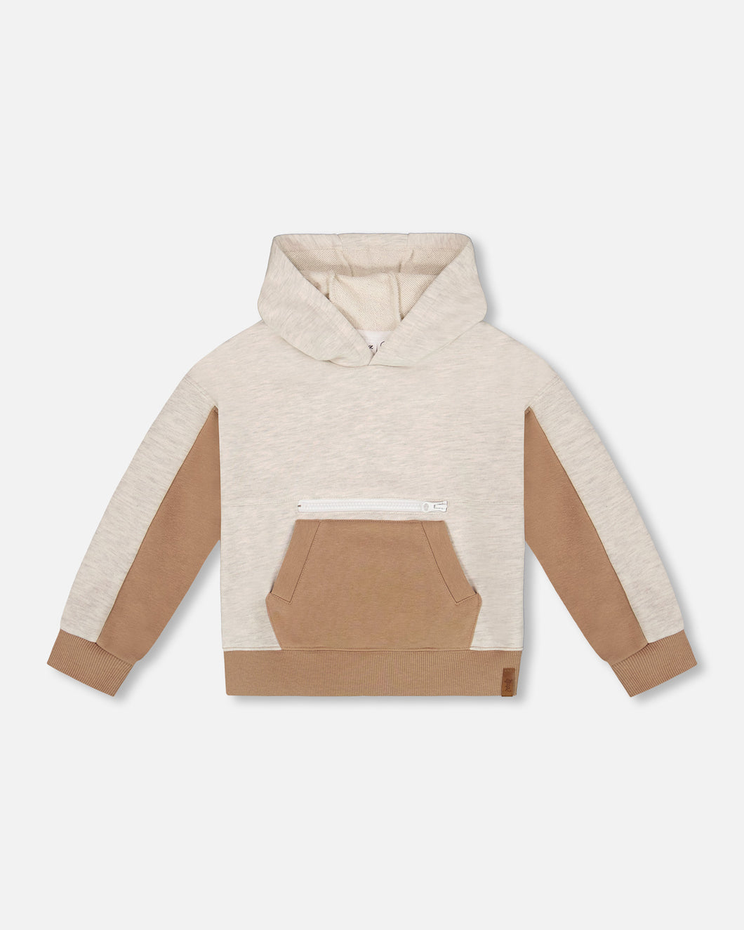 Woodsmoke Color Block French Terry Hoodie