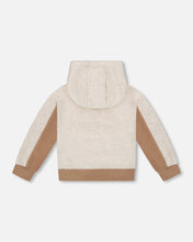 Load image into Gallery viewer, Woodsmoke Color Block French Terry Hoodie
