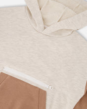 Load image into Gallery viewer, Woodsmoke Color Block French Terry Hoodie
