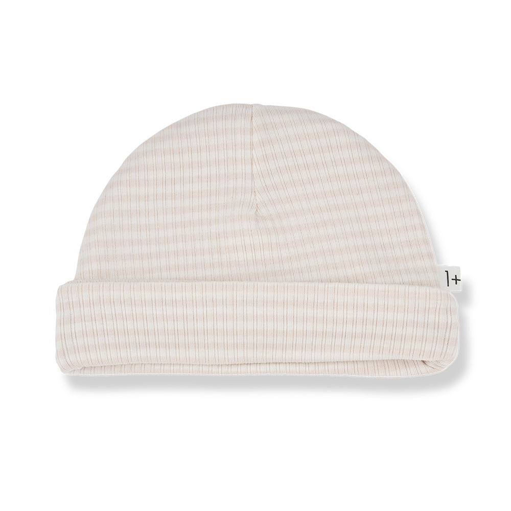 GIO Pale Pink Stripe Beanie
