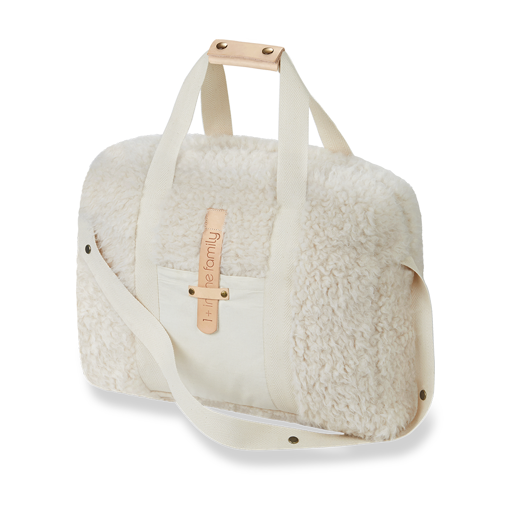 Ecru Iconic Sherpa Bag