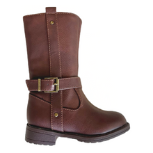 Load image into Gallery viewer, Lil Blosum Brown Riding Boot

