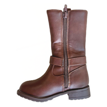 Load image into Gallery viewer, Lil Blosum Brown Riding Boot
