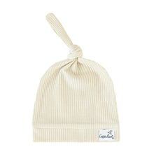 Load image into Gallery viewer, Moonstone Rib Knit Top Knot Hat
