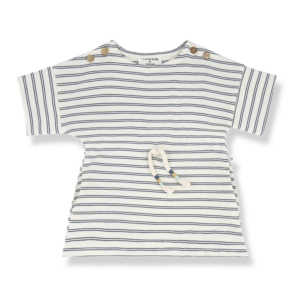 JANA Petroleum Stripe Dress