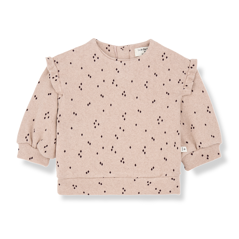 LINE Blush Cozy Speckled Top