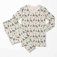 Load image into Gallery viewer, Natural Forest Moose PJ Set
