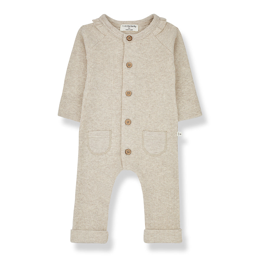 Oatmeal Marie Coverall