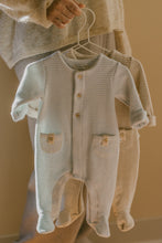 Load image into Gallery viewer, METZ Ciel Stripe Footie

