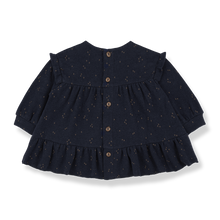 Load image into Gallery viewer, MONIKA Navy Speckled Cozy Dress
