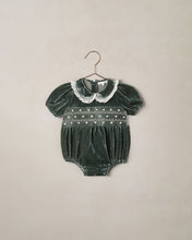 Load image into Gallery viewer, Green Elizabeth Romper
