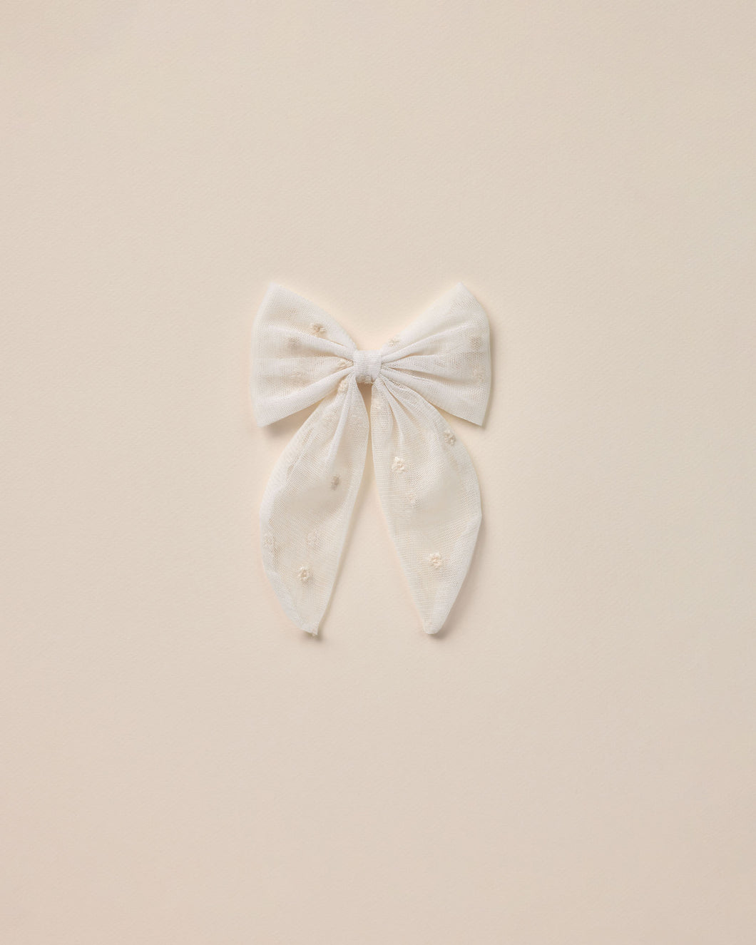 Ivory Oversized Bow