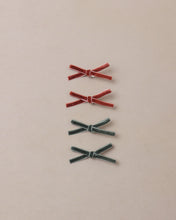 Load image into Gallery viewer, Mini Ribbon Bows - Green, Ruby
