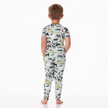 Load image into Gallery viewer, Spring Sky Zoo Short Sleeve Pajama Set
