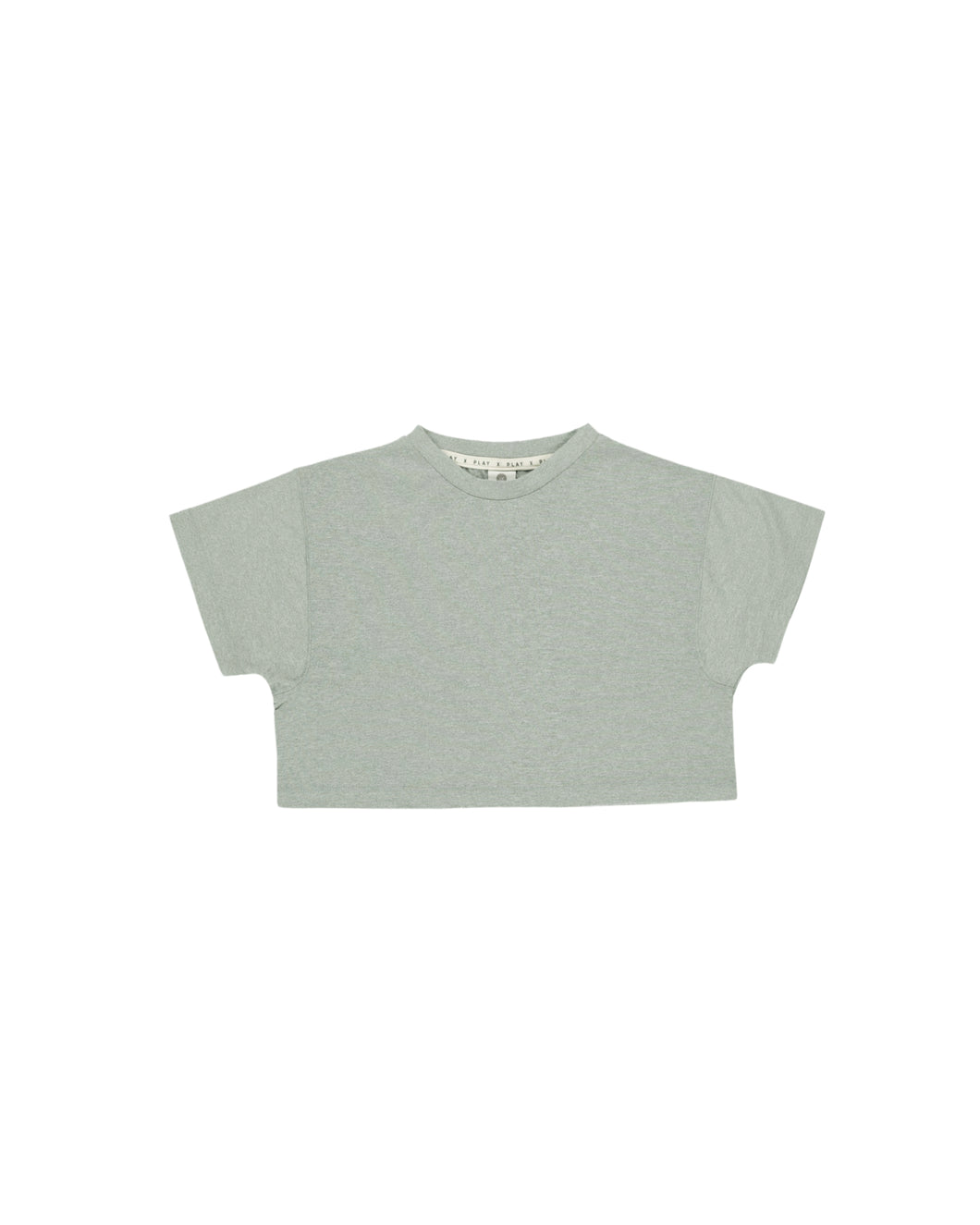 Heathered Seafoam Tech Crop Tee