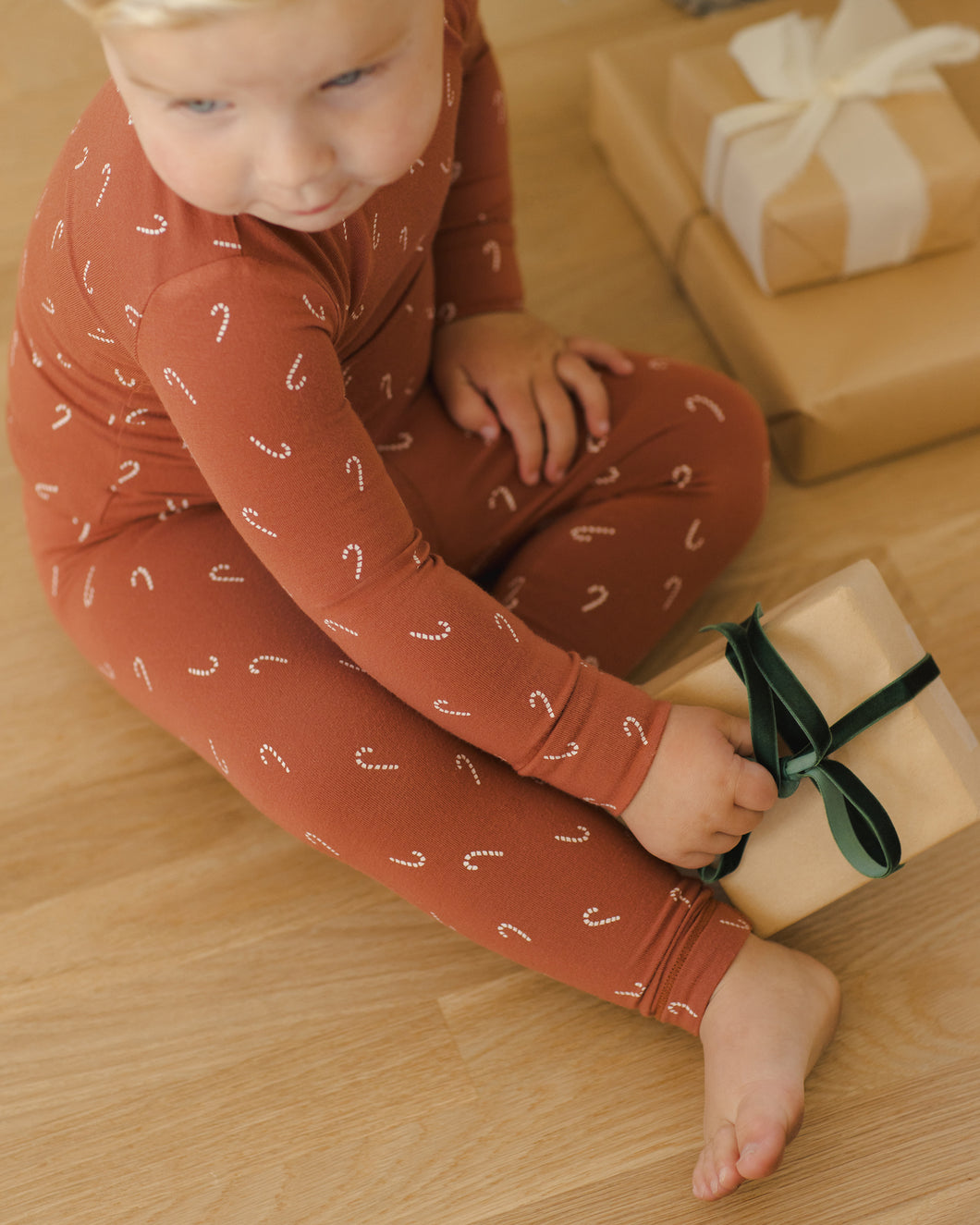Candy Canes Bamboo Pajama Set