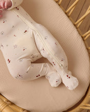 Load image into Gallery viewer, Winter Wonderland Bamboo Zip Footie
