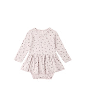 Load image into Gallery viewer, Heart Ditsy Pointelle Skirted Bodysuit

