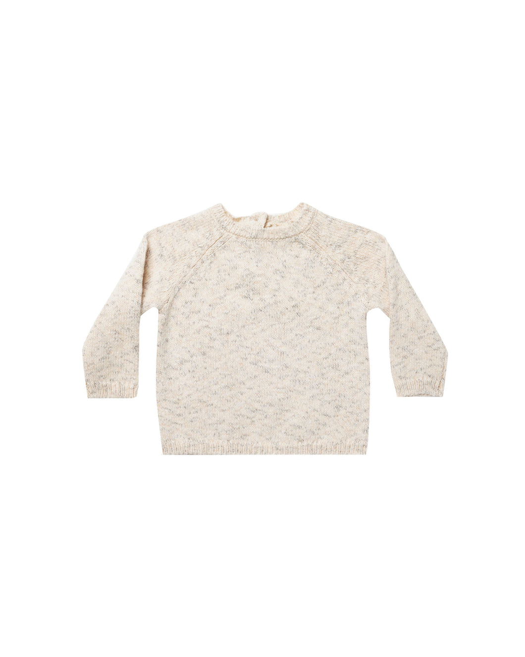 Natural Speckled Knit Sweater