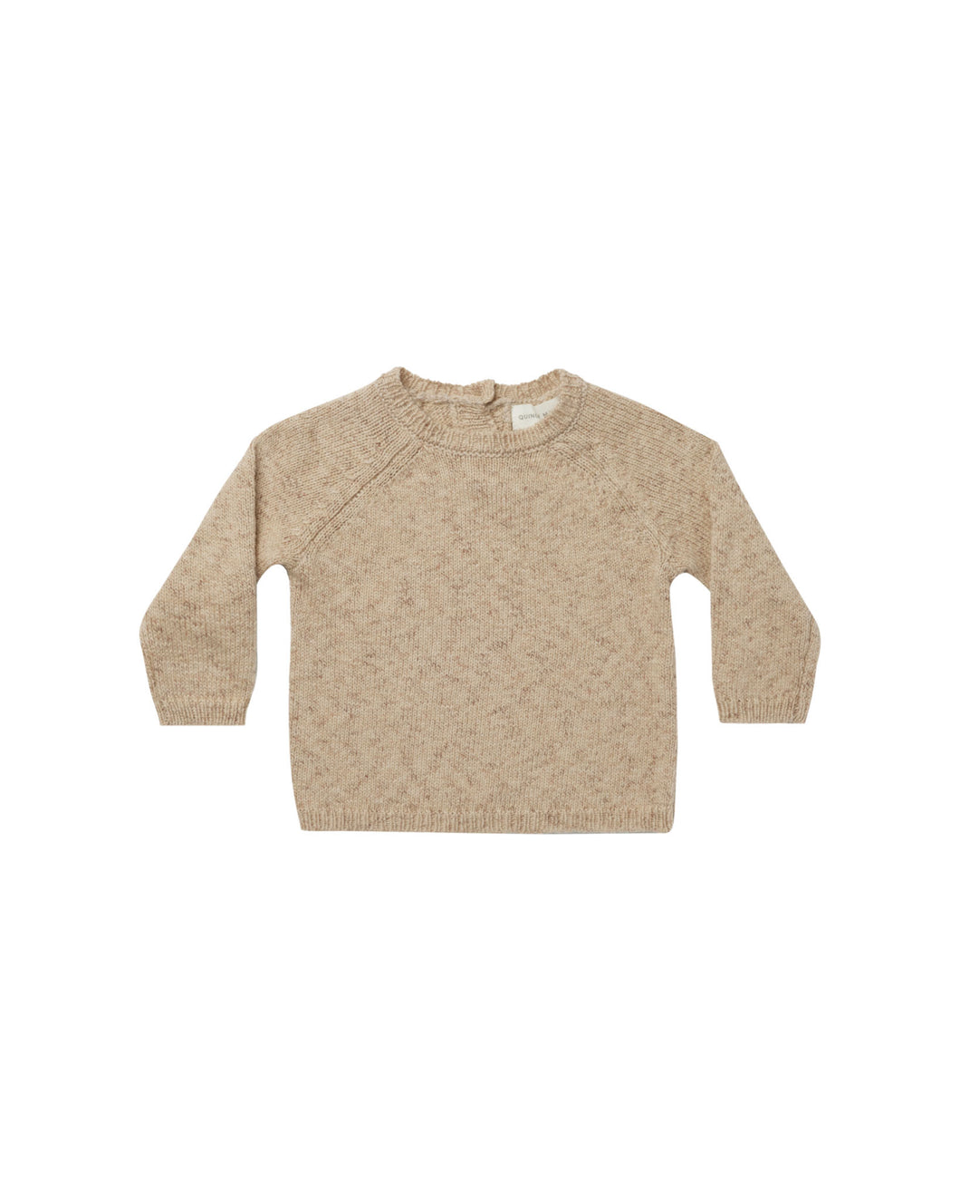 Latte Speckled Knit Sweater