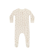 Load image into Gallery viewer, Holly Berry Bamboo Footie
