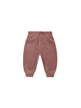 Load image into Gallery viewer, Fig Velour Relaxed Sweatpant
