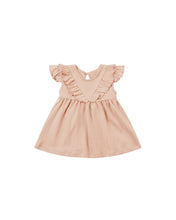 Load image into Gallery viewer, Melon Sleeveless Ruffle V Dress
